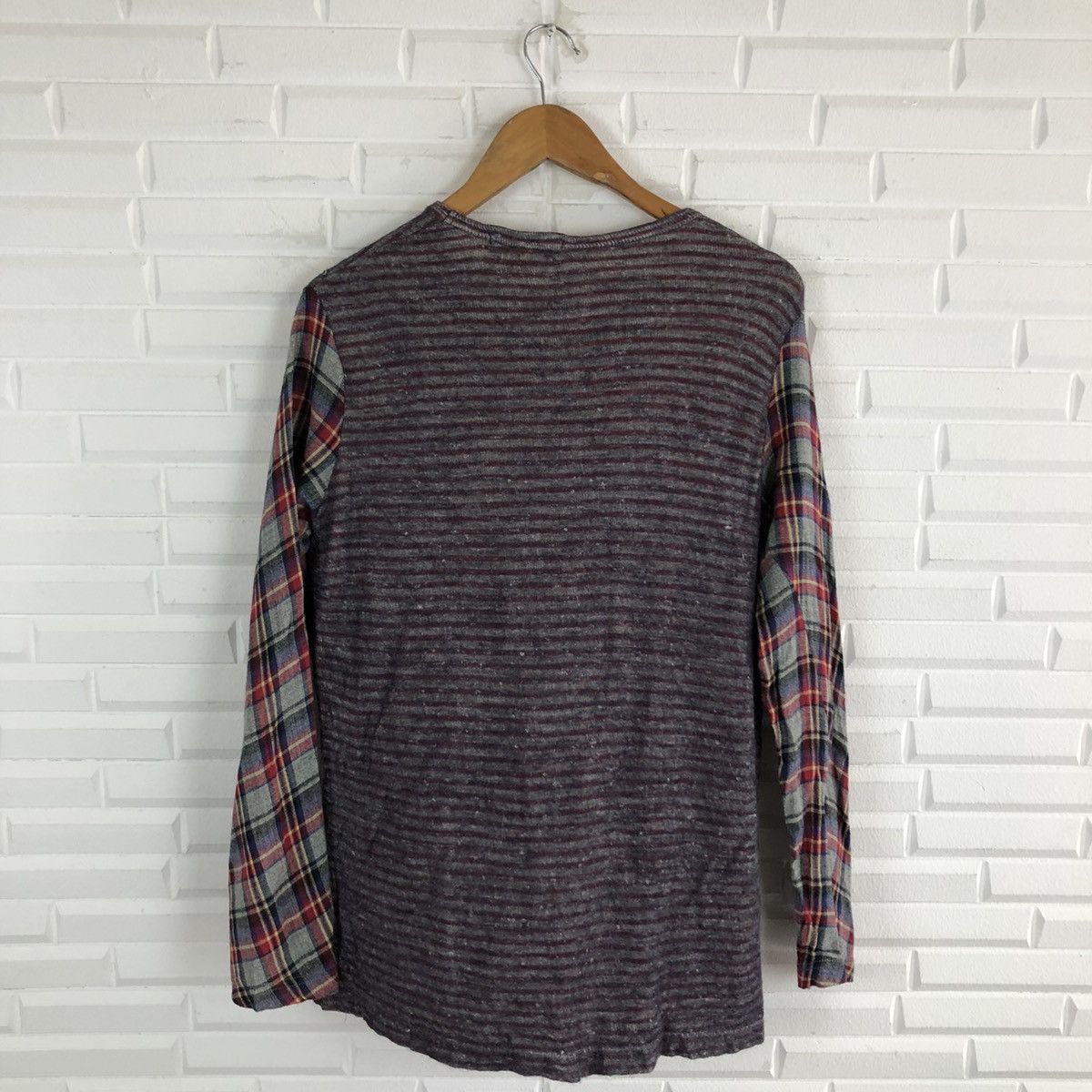 Issey Miyake ISSEY MIYAKE FRAPBOIS PATCH WORK DESIGN LONG SLEEVE Size US S / EU 44-46 / 1 - 8 Thumbnail