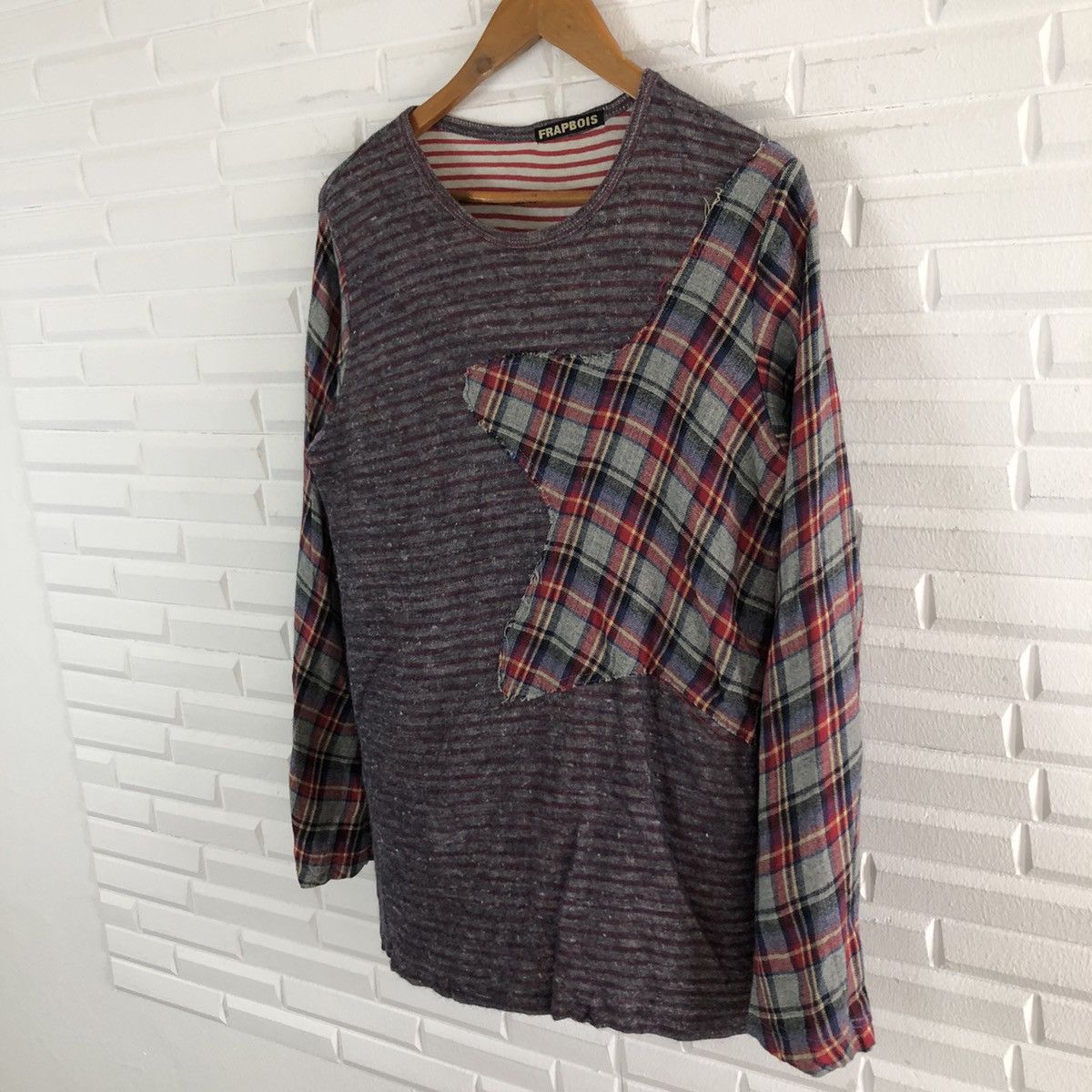 Issey Miyake ISSEY MIYAKE FRAPBOIS PATCH WORK DESIGN LONG SLEEVE Size US S / EU 44-46 / 1 - 2 Thumbnail
