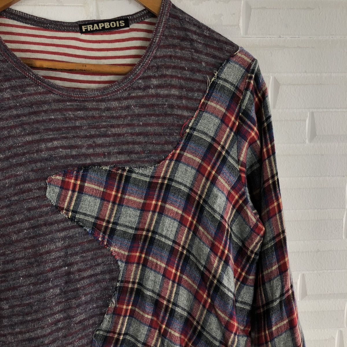 Issey Miyake ISSEY MIYAKE FRAPBOIS PATCH WORK DESIGN LONG SLEEVE Size US S / EU 44-46 / 1 - 6 Thumbnail