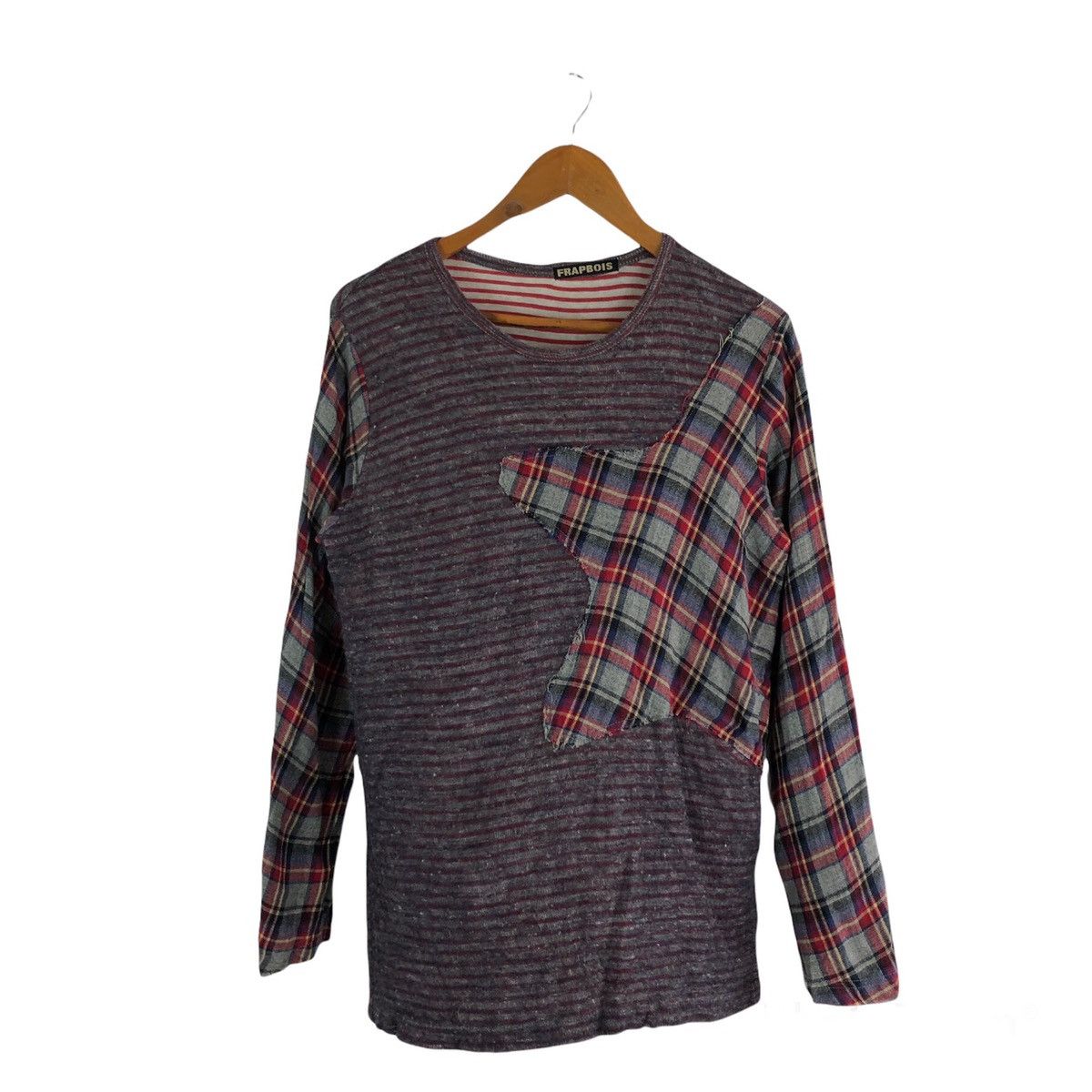 Issey Miyake ISSEY MIYAKE FRAPBOIS PATCH WORK DESIGN LONG SLEEVE Size US S / EU 44-46 / 1 - 1 Thumbnail