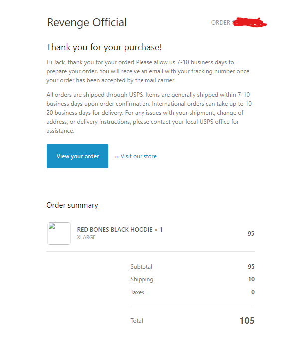 Revenge Revenge Bones Hoodie Size US XL / EU 56 / 4 - 7 Thumbnail