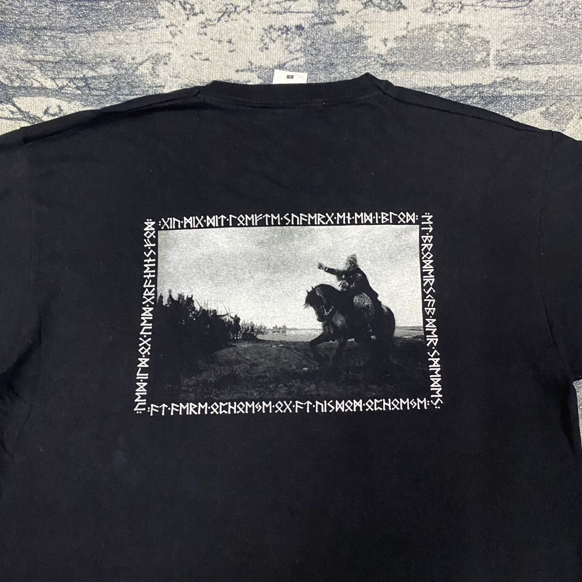 Band Tees Vintage Angantyr Raw Black Metal Band Tees Size US M / EU 48-50 / 2 - 6 Thumbnail