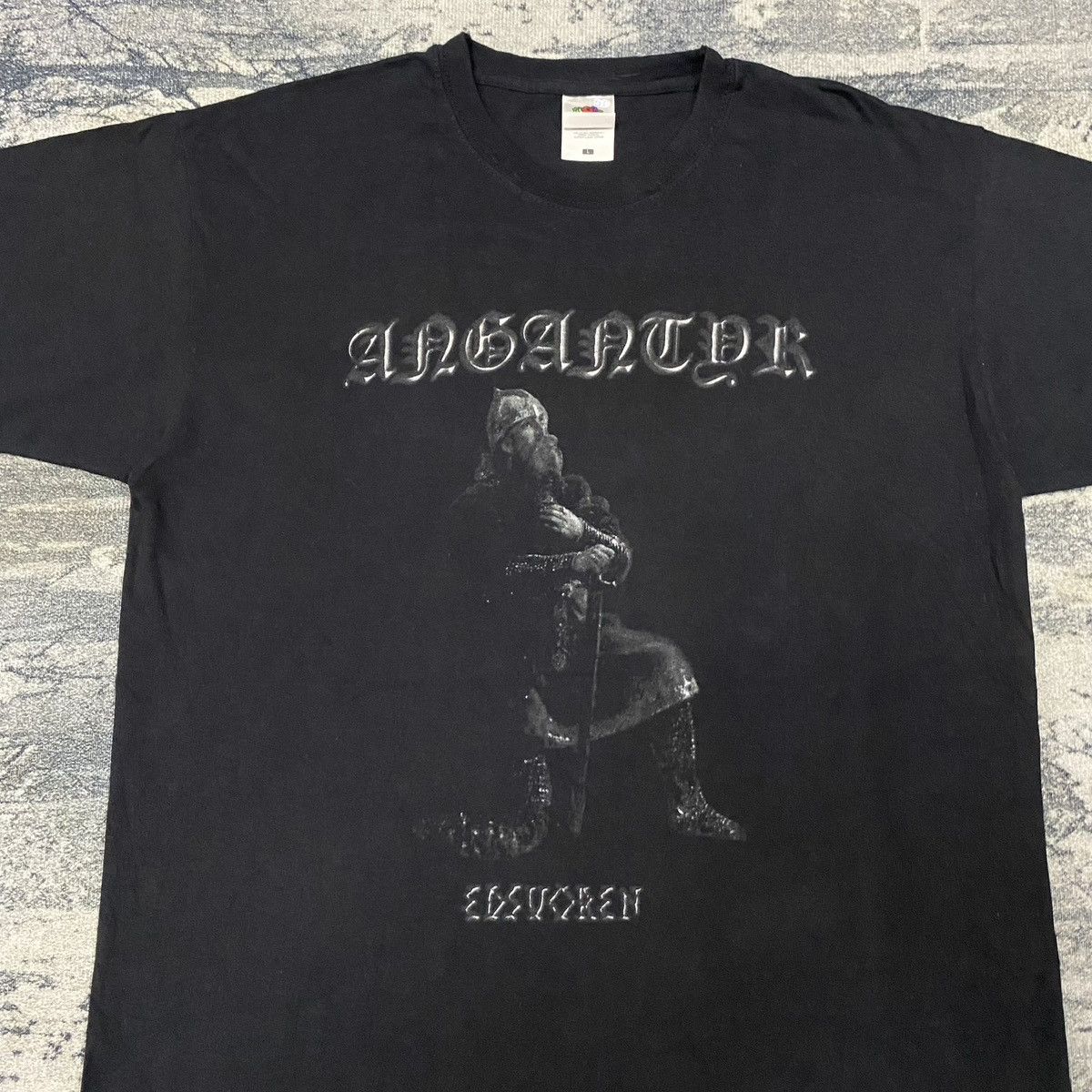 Band Tees Vintage Angantyr Raw Black Metal Band Tees Size US M / EU 48-50 / 2 - 2 Thumbnail