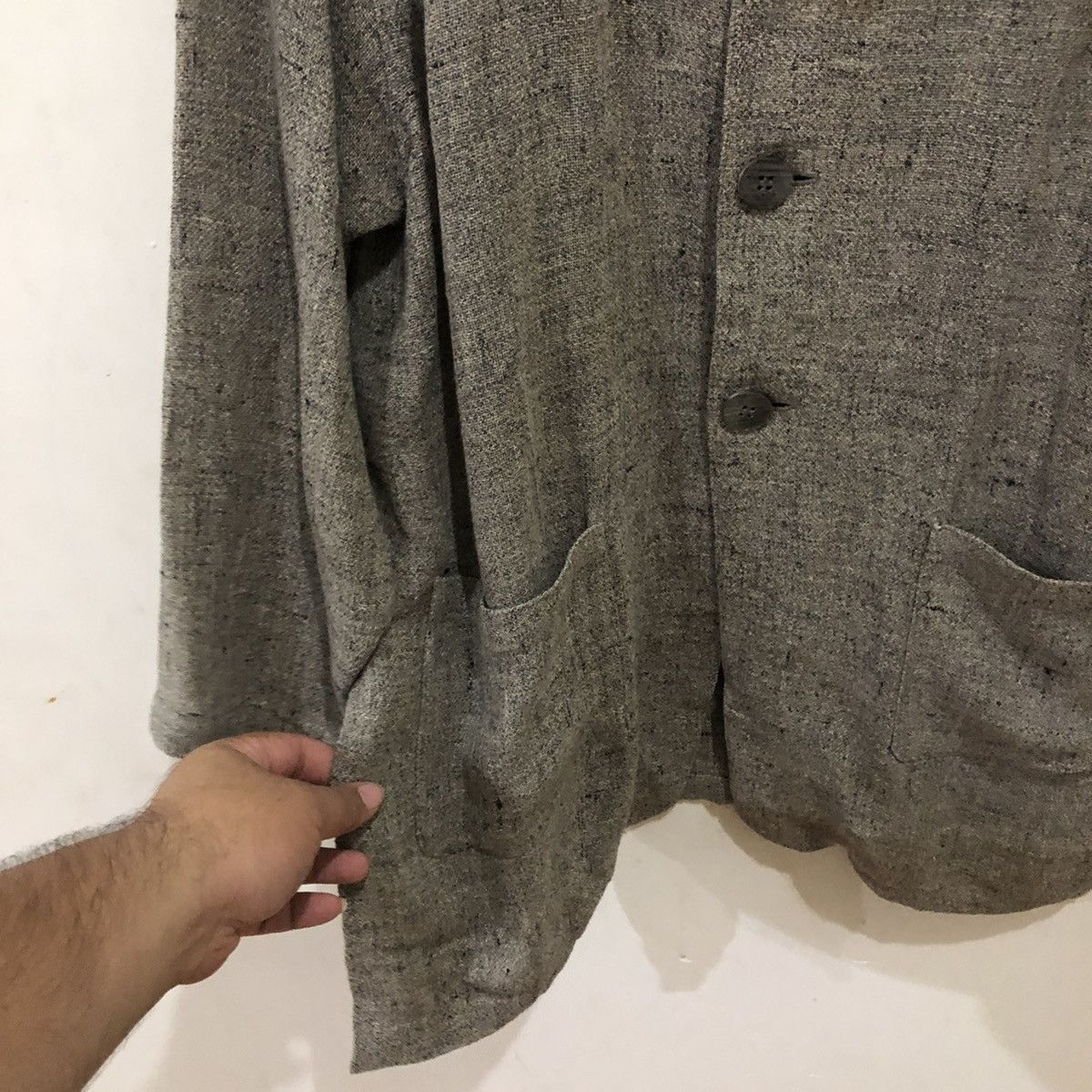 Japanese Brand 🔥VINTAGE BUTTON CHORE WORK JACKET 100% JAPAN ISSEY MIYAKE Size US M / EU 48-50 / 2 - 6 Thumbnail
