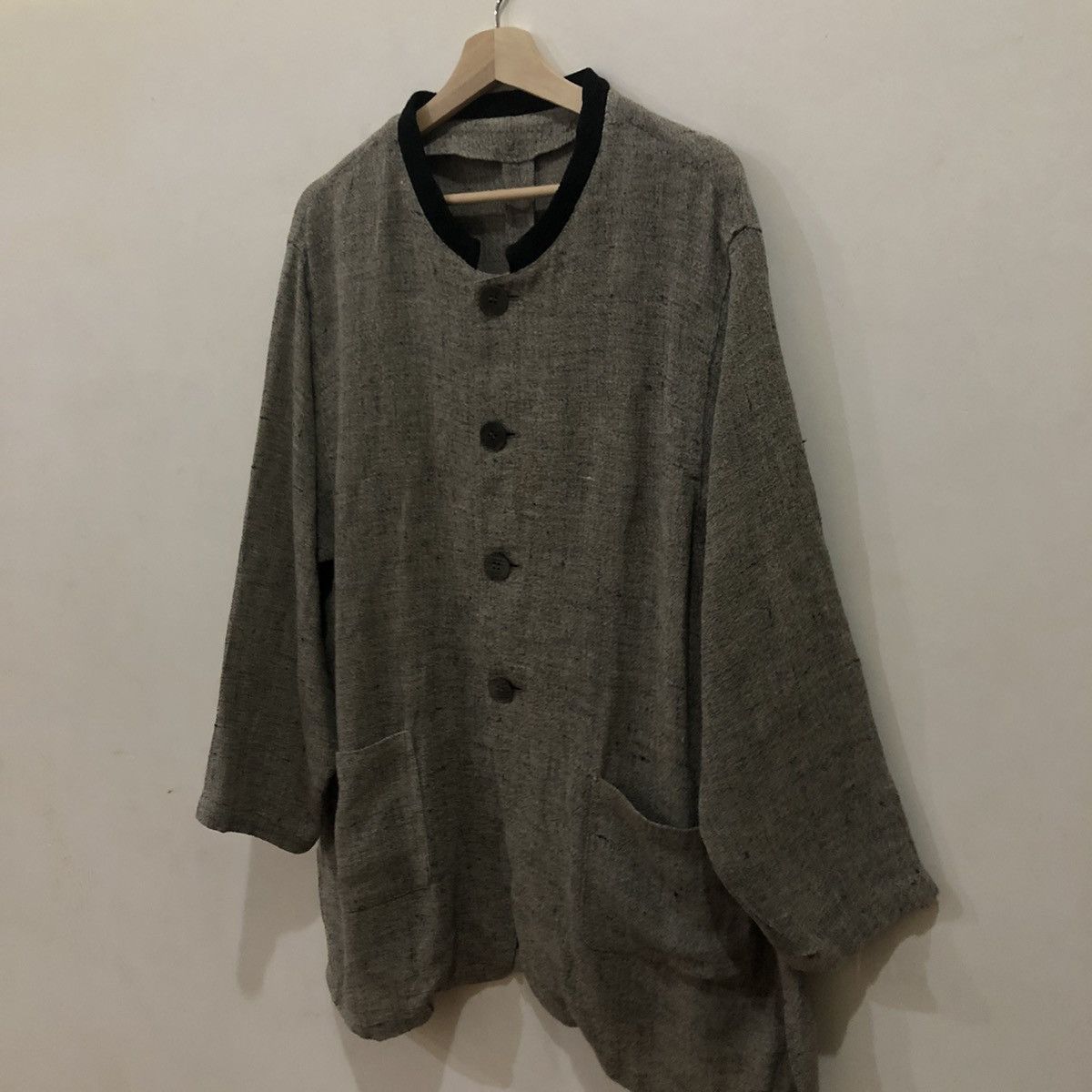 Japanese Brand 🔥VINTAGE BUTTON CHORE WORK JACKET 100% JAPAN ISSEY MIYAKE Size US M / EU 48-50 / 2 - 3 Thumbnail