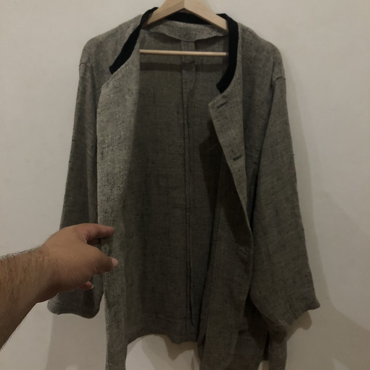 Japanese Brand 🔥VINTAGE BUTTON CHORE WORK JACKET 100% JAPAN ISSEY MIYAKE Size US M / EU 48-50 / 2 - 9 Thumbnail