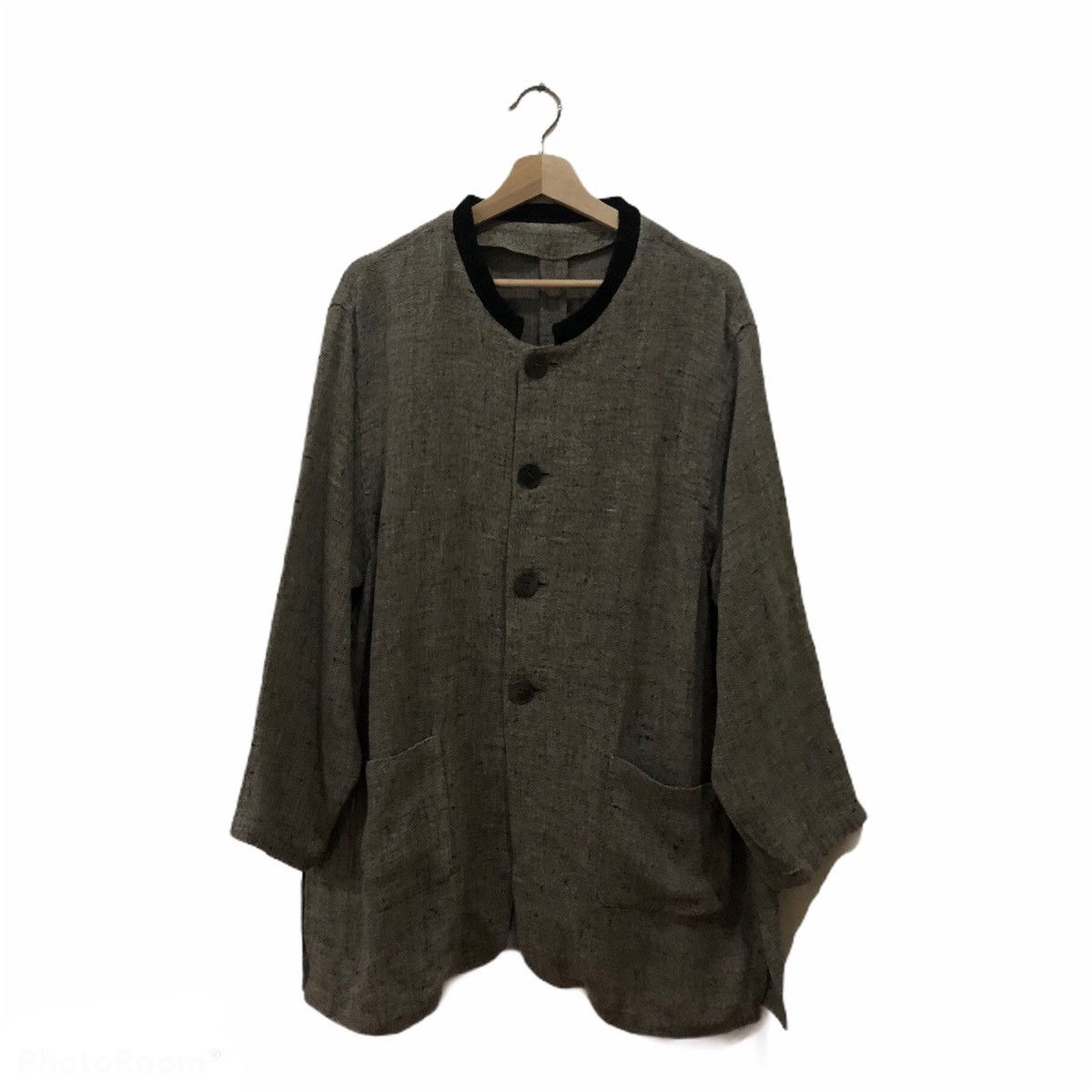 Japanese Brand 🔥VINTAGE BUTTON CHORE WORK JACKET 100% JAPAN ISSEY MIYAKE Size US M / EU 48-50 / 2 - 1 Thumbnail
