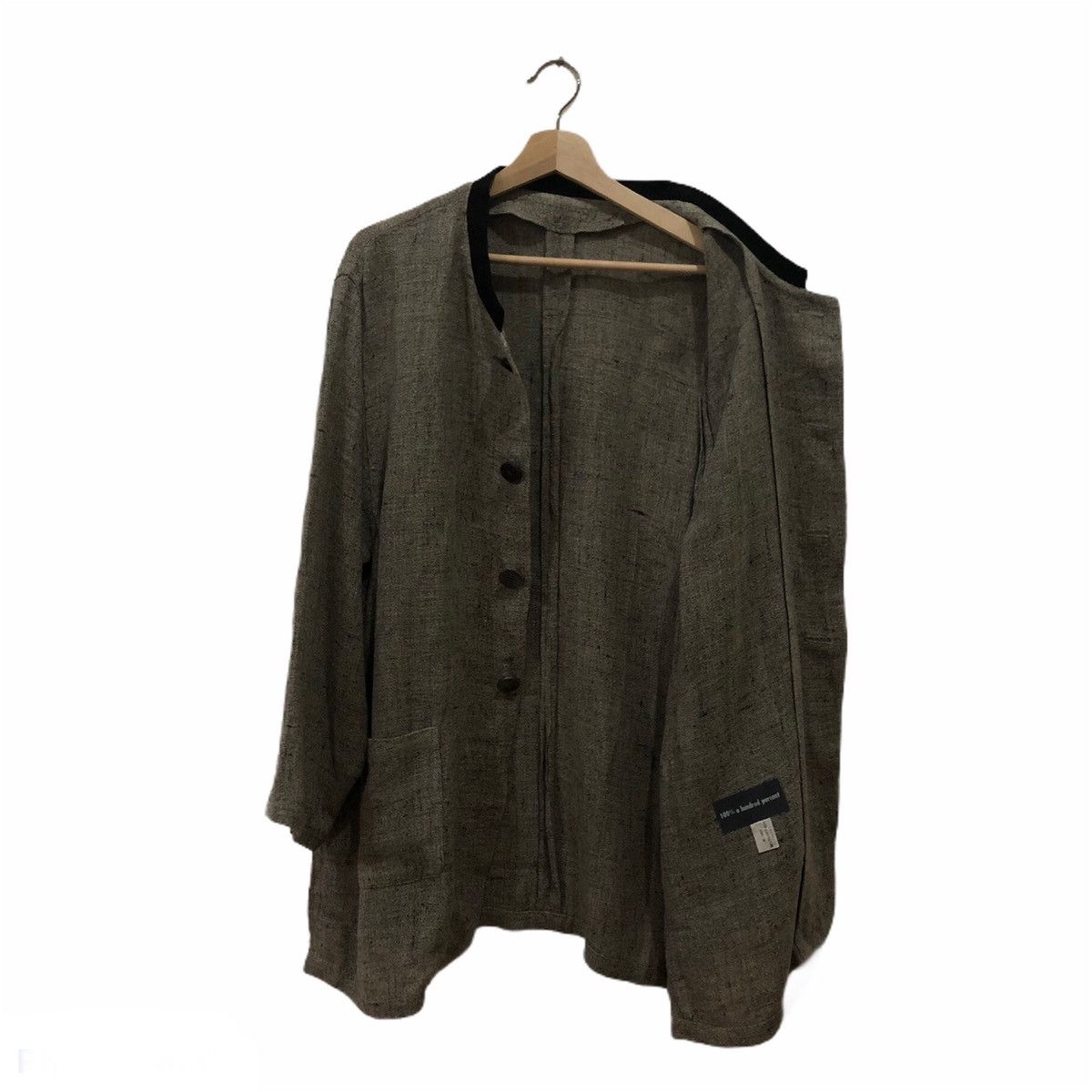 Japanese Brand 🔥VINTAGE BUTTON CHORE WORK JACKET 100% JAPAN ISSEY MIYAKE Size US M / EU 48-50 / 2 - 2 Thumbnail