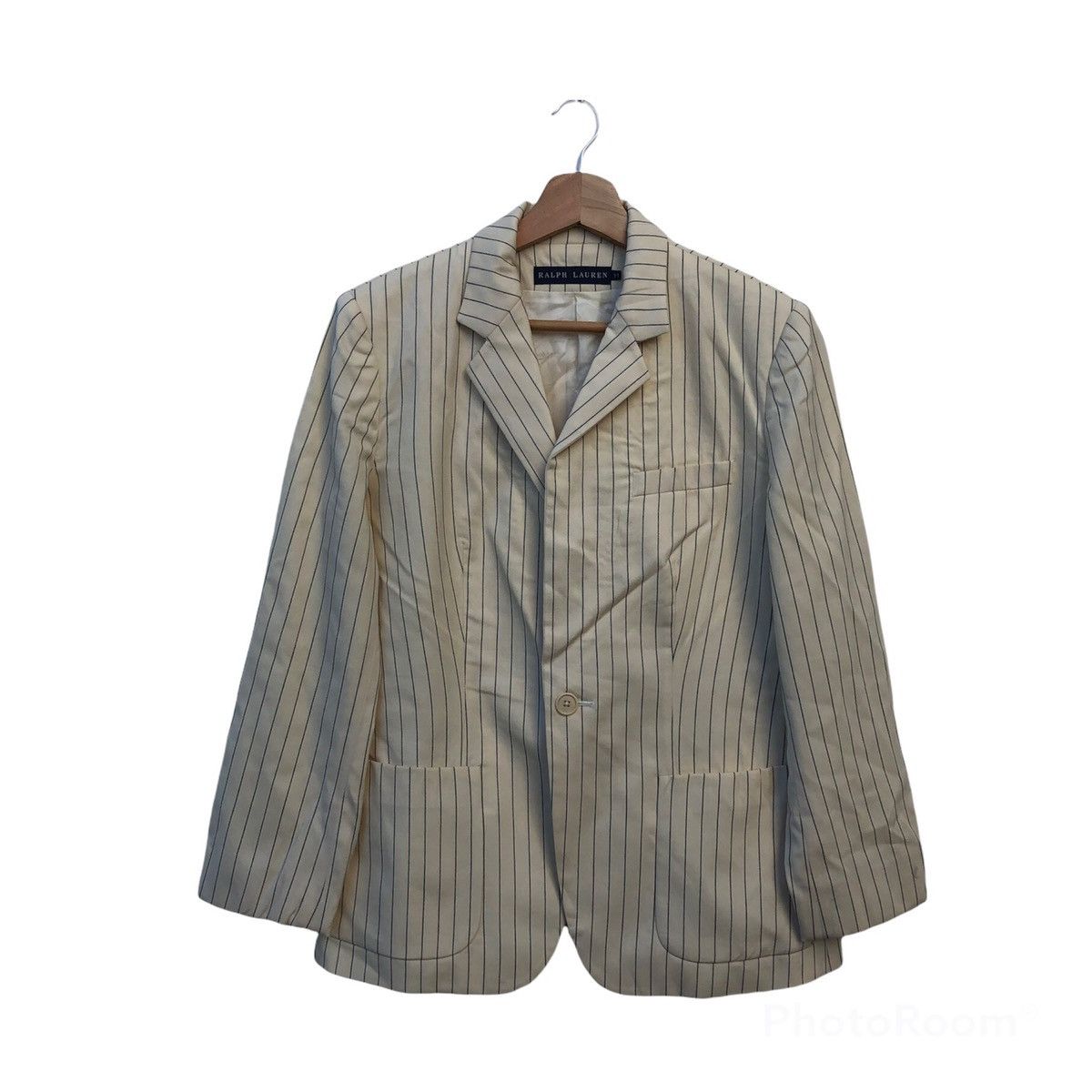 Japanese Brand VINTAGE RALPH LAUREN JACKET STRIPE DESIGN Size US M / EU 48-50 / 2 - 1 Thumbnail