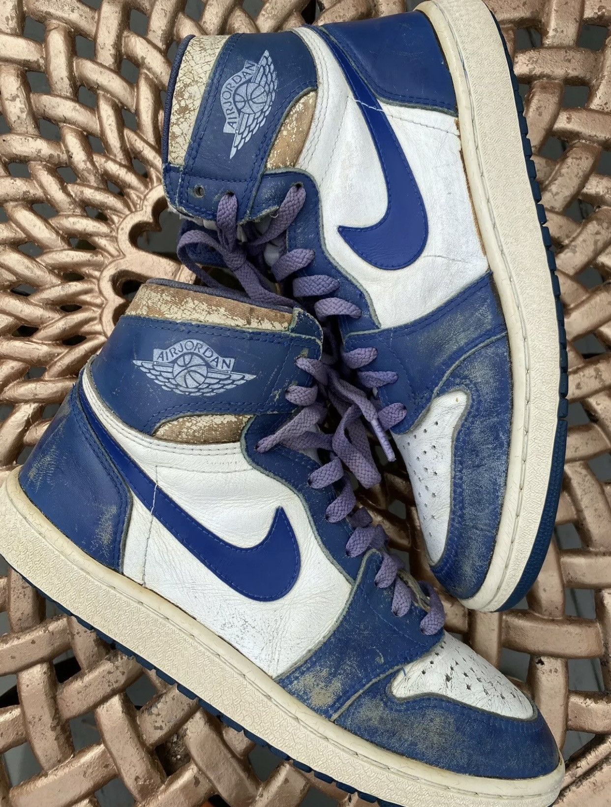 1985 air jordan 1 blue best sale