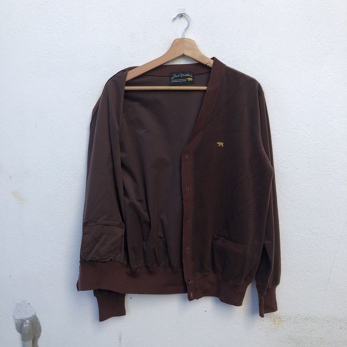 Japanese Brand JACK NICKLAUS BUTTON LIGHT CARDIGAN Size US L / EU 52-54 / 3 - 9 Thumbnail