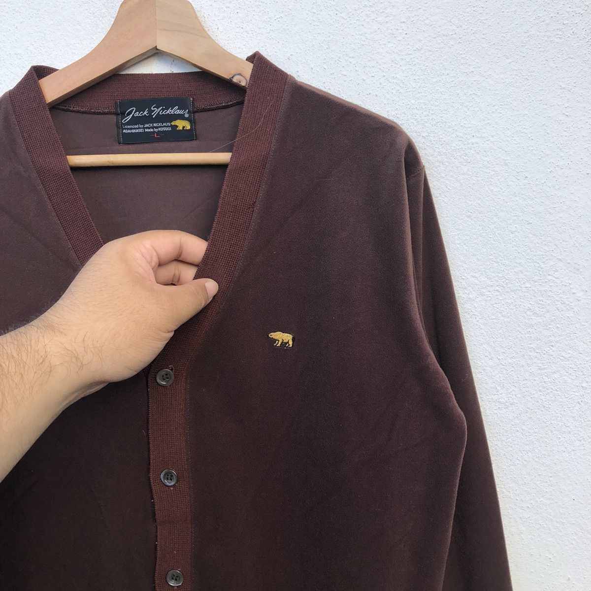 Japanese Brand JACK NICKLAUS BUTTON LIGHT CARDIGAN Size US L / EU 52-54 / 3 - 6 Thumbnail