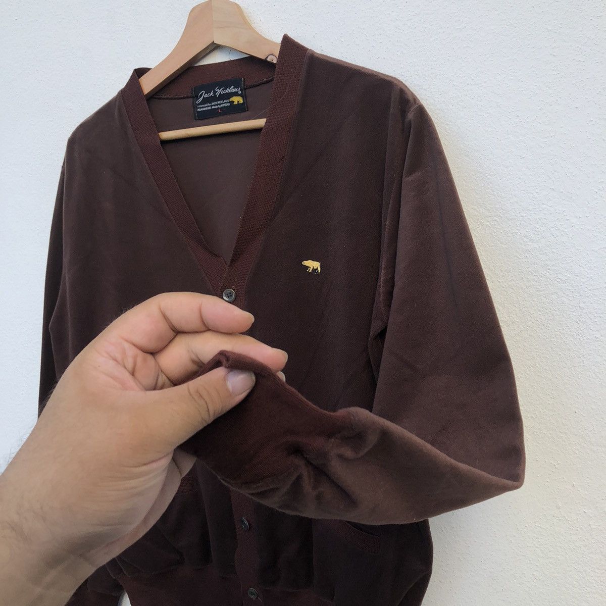 Japanese Brand JACK NICKLAUS BUTTON LIGHT CARDIGAN Size US L / EU 52-54 / 3 - 7 Thumbnail