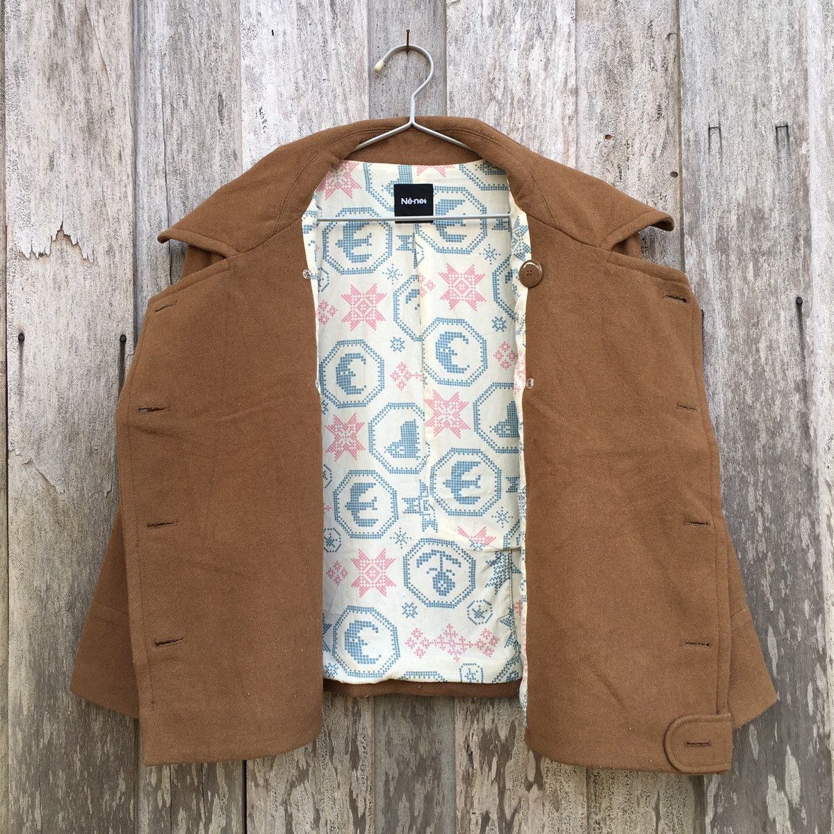 Issey Miyake Vintage Ne-net Womens Double Breasted Coat By Issey Miyake Size M / US 6-8 / IT 42-44 - 6 Thumbnail