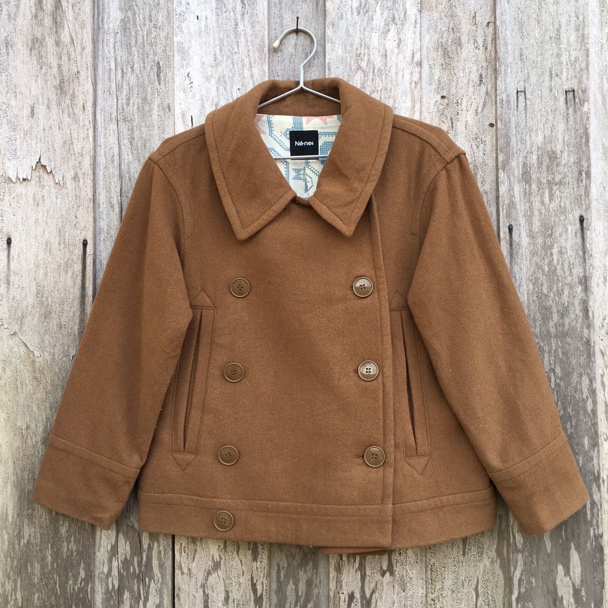 Issey Miyake Vintage Ne-net Womens Double Breasted Coat By Issey Miyake Size M / US 6-8 / IT 42-44 - 1 Thumbnail