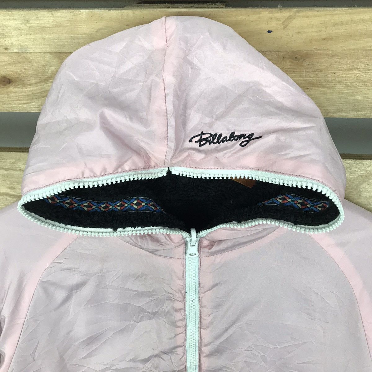 Billabong Billabong Reversible Fleece Hoodie Size M / US 6-8 / IT 42-44 - 5 Thumbnail