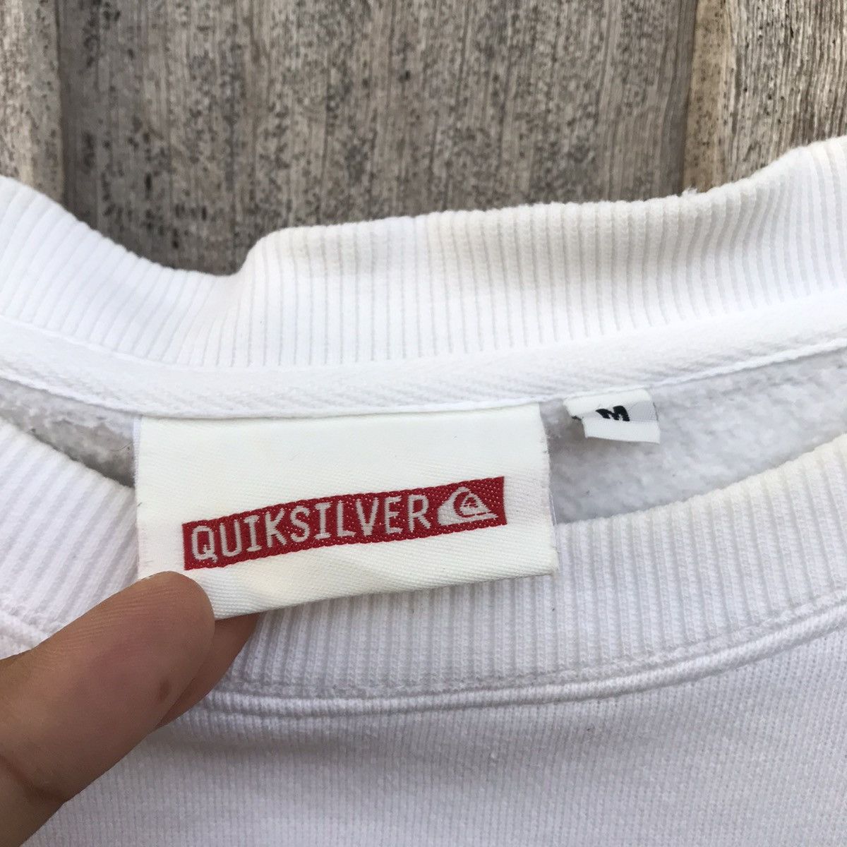 Quiksilver × Vintage Vintage Quiksilver Crewneck Sweatshirt Spell Out Big logo Size US M / EU 48-50 / 2 - 6 Thumbnail