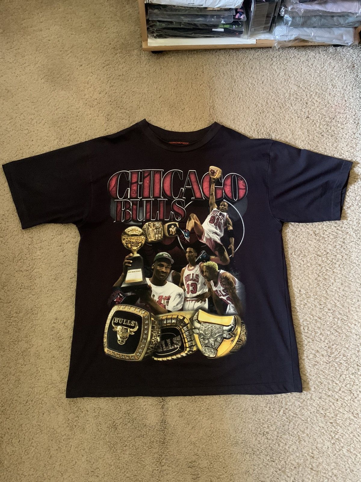 image of Marino Morwood Champions Tee in Black, Men's (Size XL)