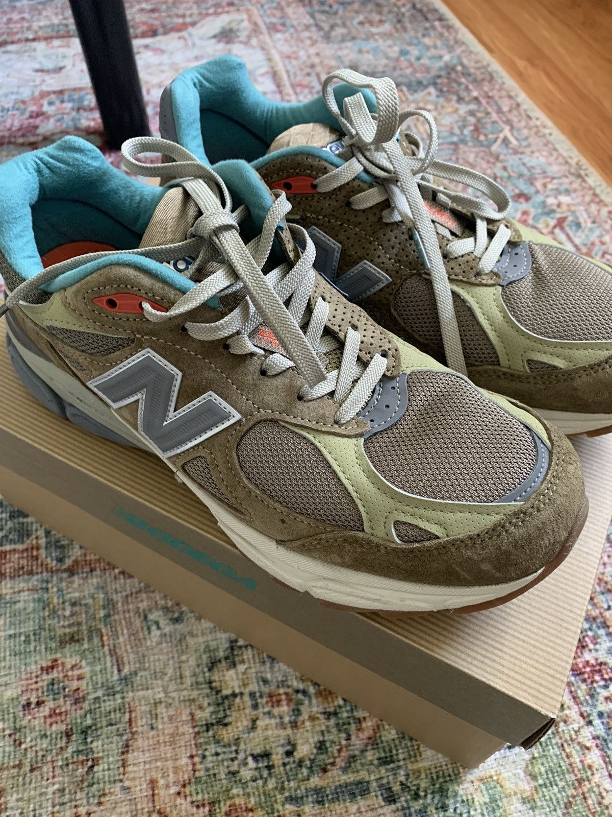 Bodega × New Balance Bodega x New Balance 990v3 Here To Stay Size US 7.5 / EU 40-41 - 5 Thumbnail