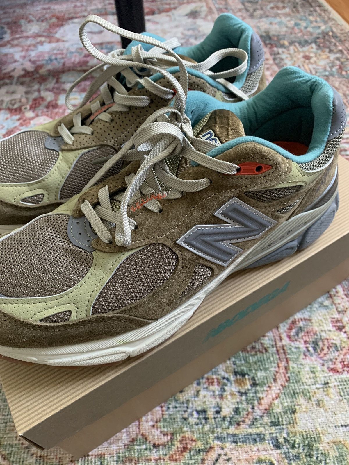 Bodega × New Balance Bodega x New Balance 990v3 Here To Stay Size US 7.5 / EU 40-41 - 4 Thumbnail