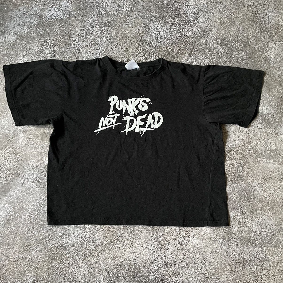 Vintage Vintage Y2K Punk Graphic Tee Distressed Streetwear Baggy L Size US L / EU 52-54 / 3 - 2 Thumbnail
