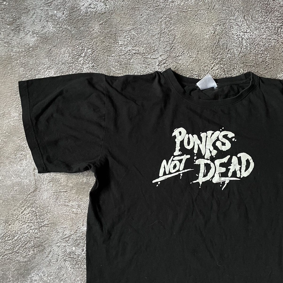 Vintage Vintage Y2K Punk Graphic Tee Distressed Streetwear Baggy L Size US L / EU 52-54 / 3 - 4 Thumbnail