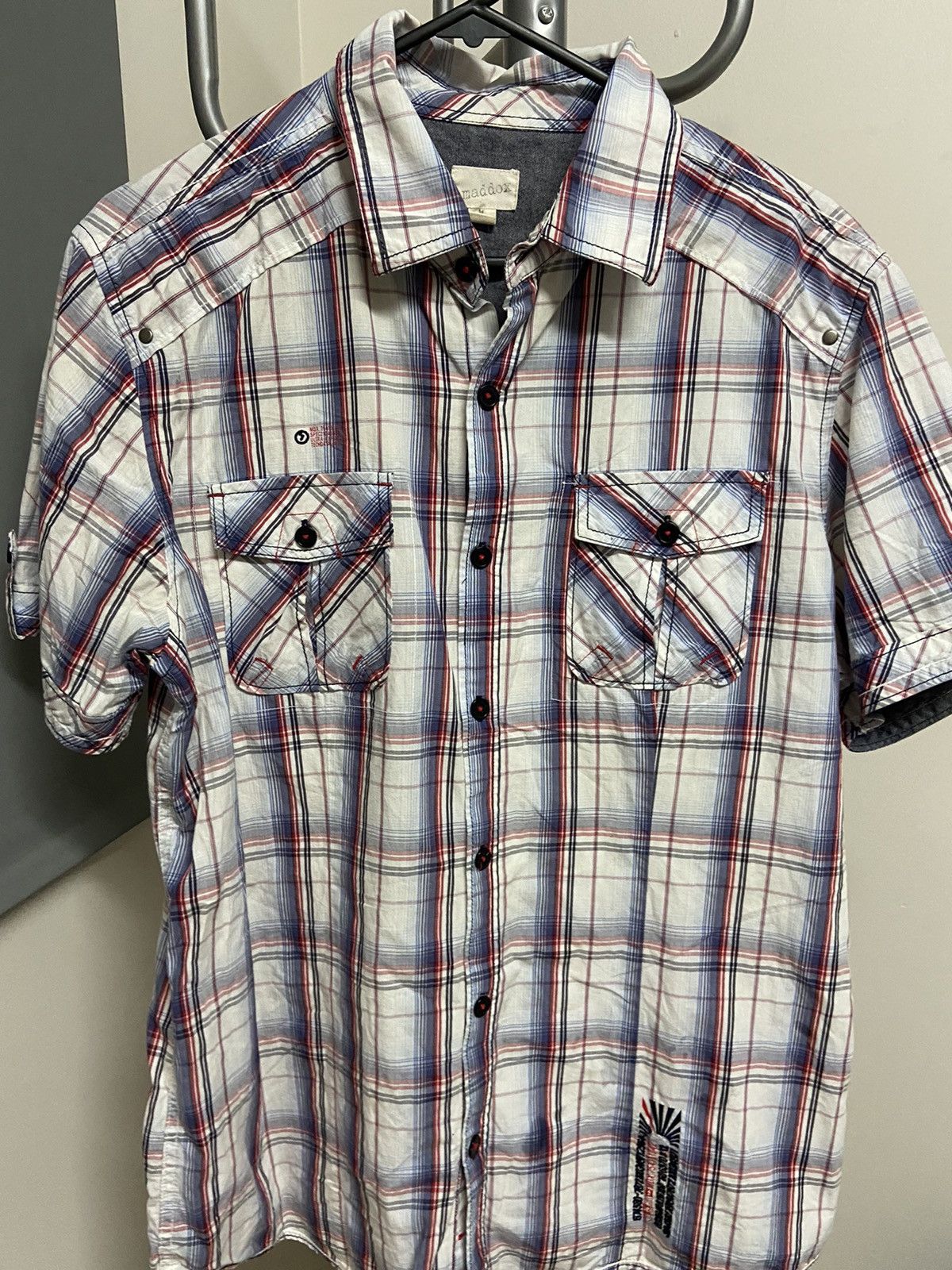 Vintage Maddox button up shirt Size US M / EU 48-50 / 2 - 5 Thumbnail