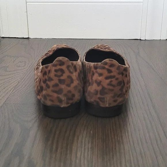 Manolo Blahnik Lee Leopard Suede Tapered-Toe Ballet Flats Comfy Fall Spring Size US 10 / IT 40 - 8 Thumbnail