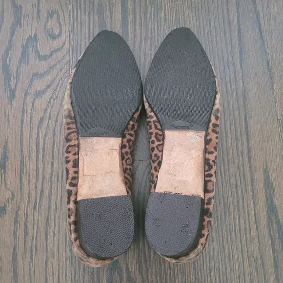 Manolo Blahnik Lee Leopard Suede Tapered-Toe Ballet Flats Comfy Fall Spring Size US 10 / IT 40 - 10 Thumbnail