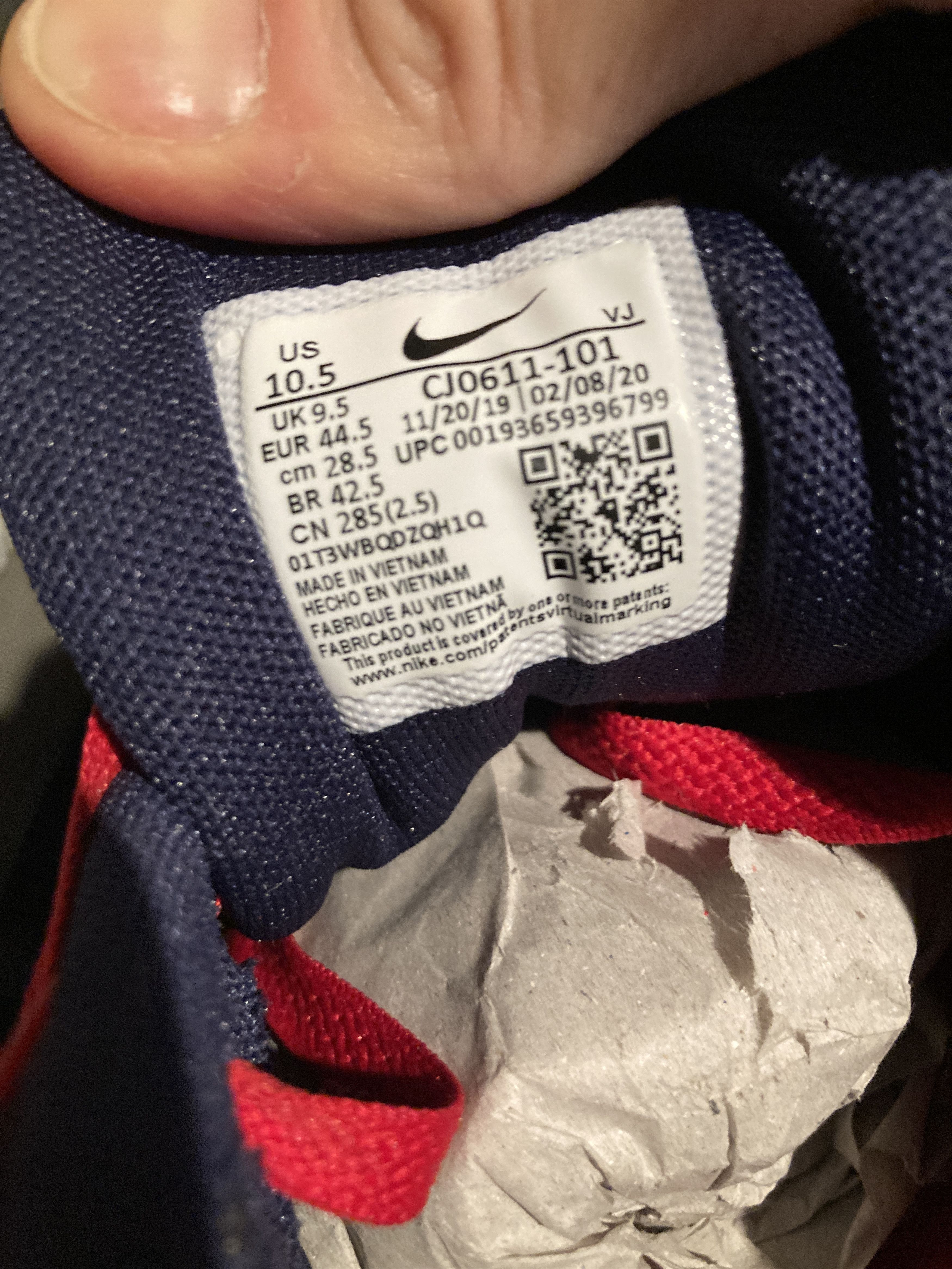 Nike Nike Air Max 90 Home & Away Red Size US 10.5 / EU 43-44 - 7 Thumbnail