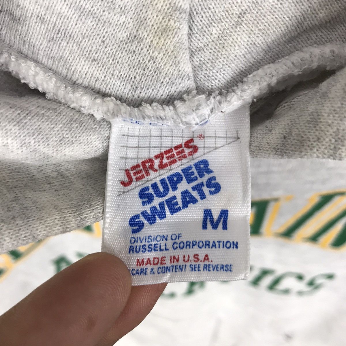 Jerzees × Vintage Vintage All Saints Athletic Spellout Hoodie Sweatshirt Size US M / EU 48-50 / 2 - 8 Thumbnail