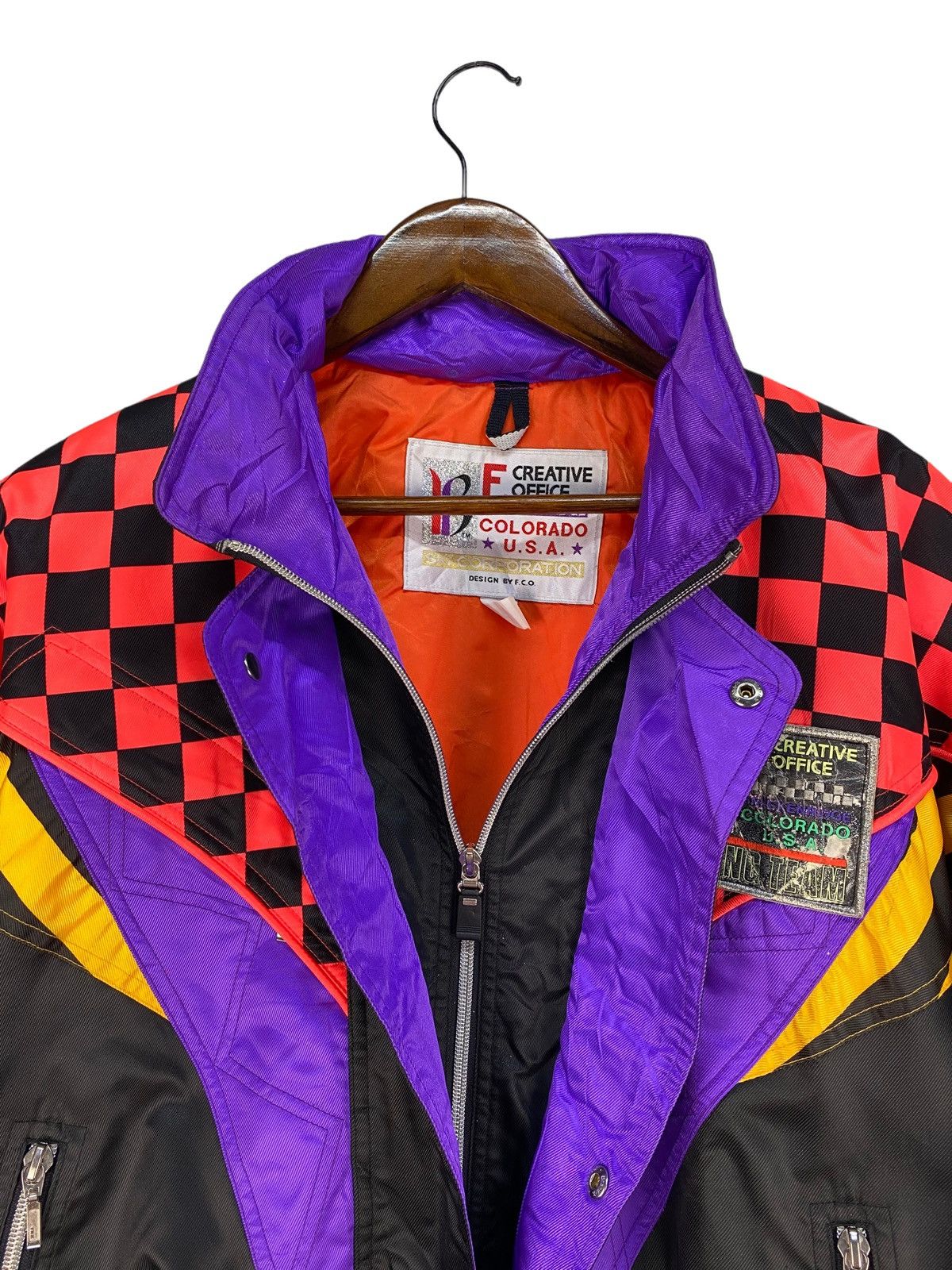 Burton Vintage Burton Racing Team Ski Jacket Size US L / EU 52-54 / 3 - 3 Thumbnail
