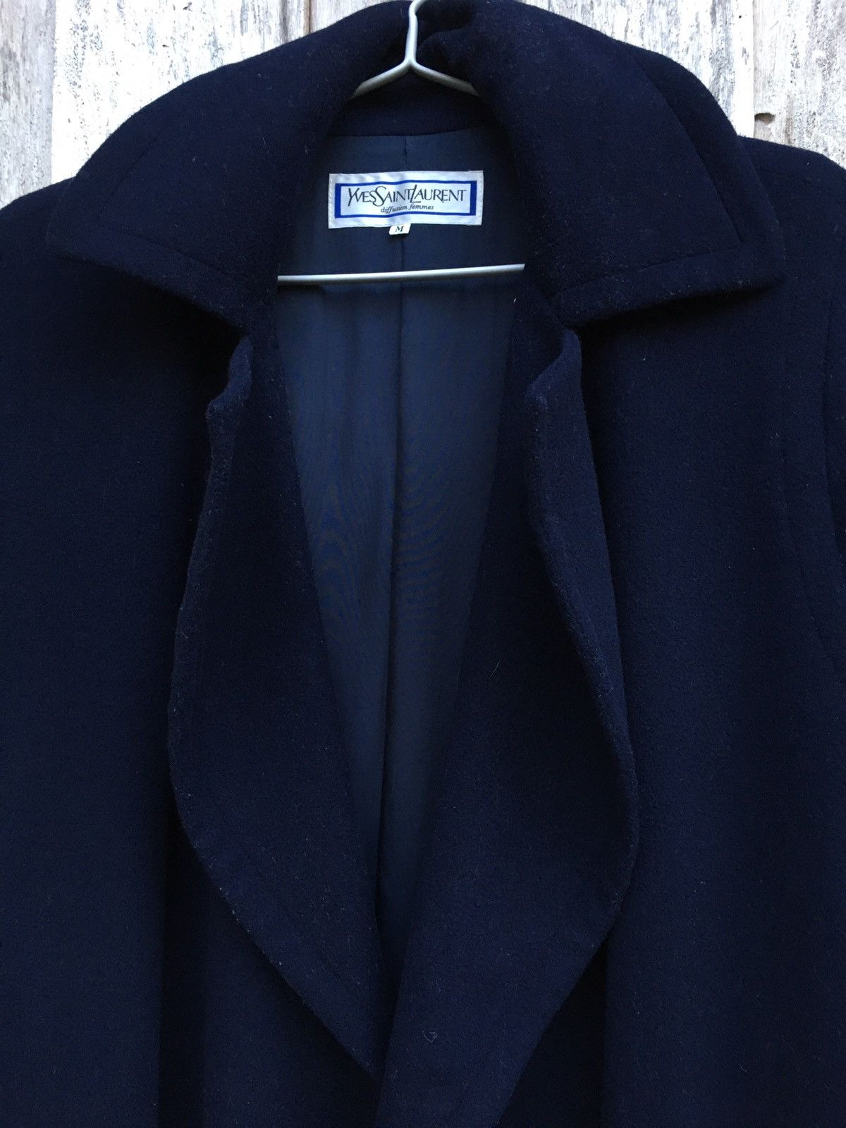 Designer × Yves Saint Laurent Yves Saint Laurent Shawl Collar Long Coat Size US M / EU 48-50 / 2 - 3 Thumbnail