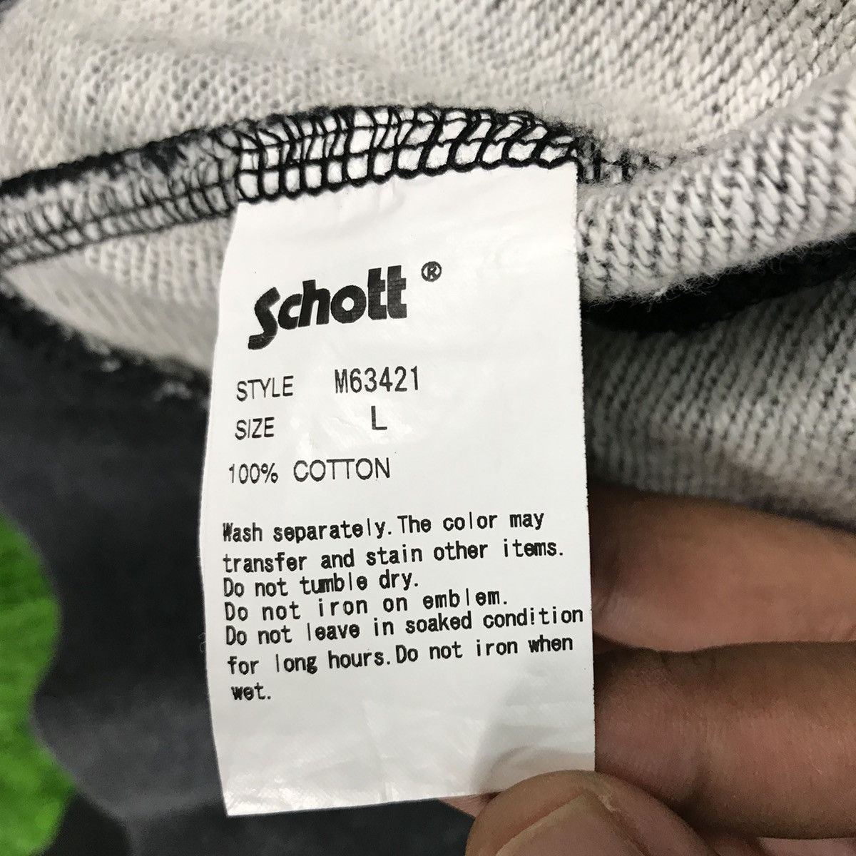 Schott Vintage Schott Nouno Hoodie Size US L / EU 52-54 / 3 - 6 Thumbnail