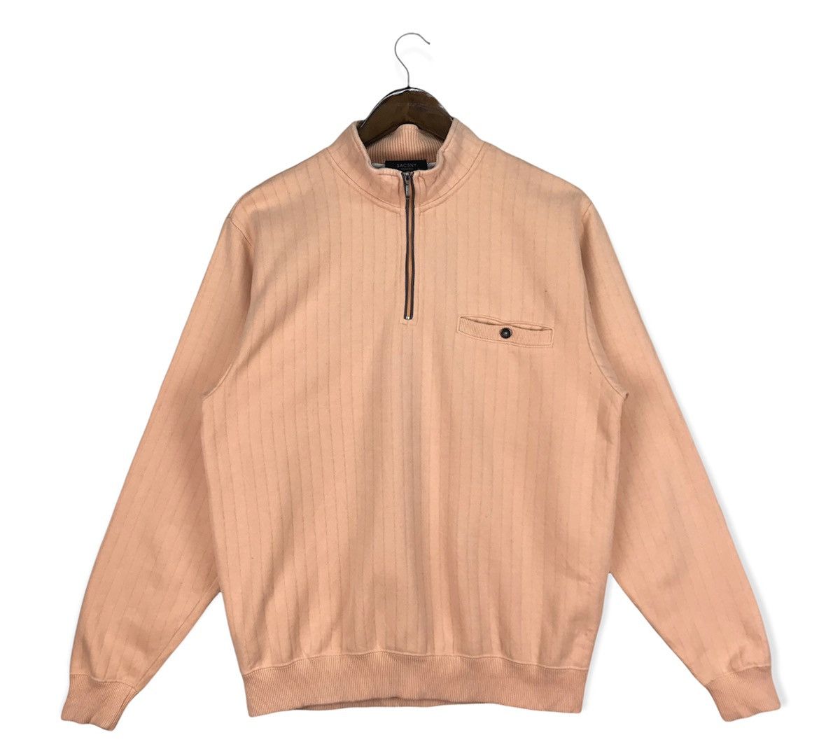 Japanese Brand Sacsny Y’Saccs By Yohji Yamamoto Half Zip Sweatshirt Size US L / EU 52-54 / 3 - 1 Thumbnail