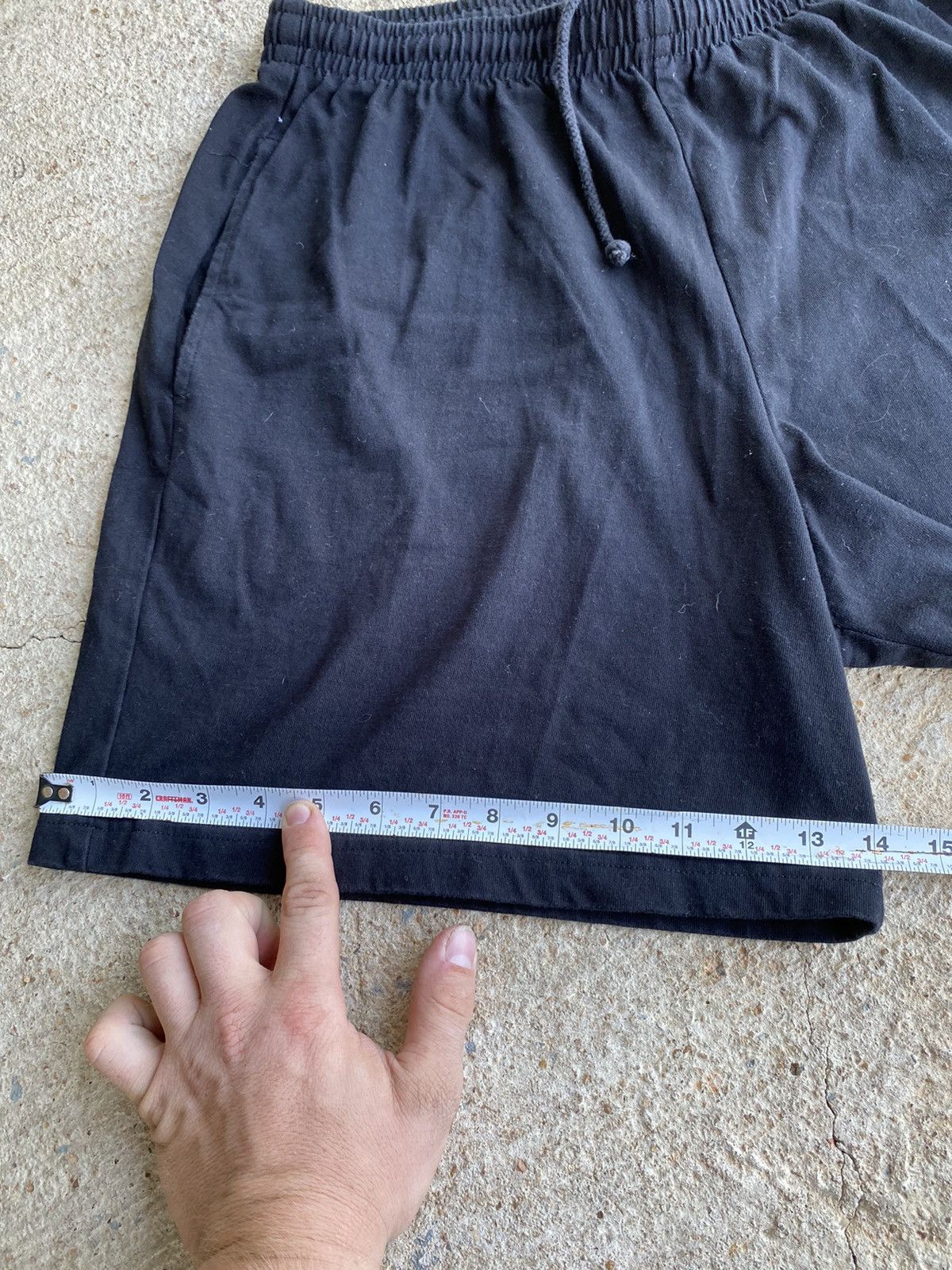 JNCO × No Fear × Vintage Vintage 90’s No Fear Black Cotton Essential Shorts Size US 30 / EU 46 - 9 Thumbnail