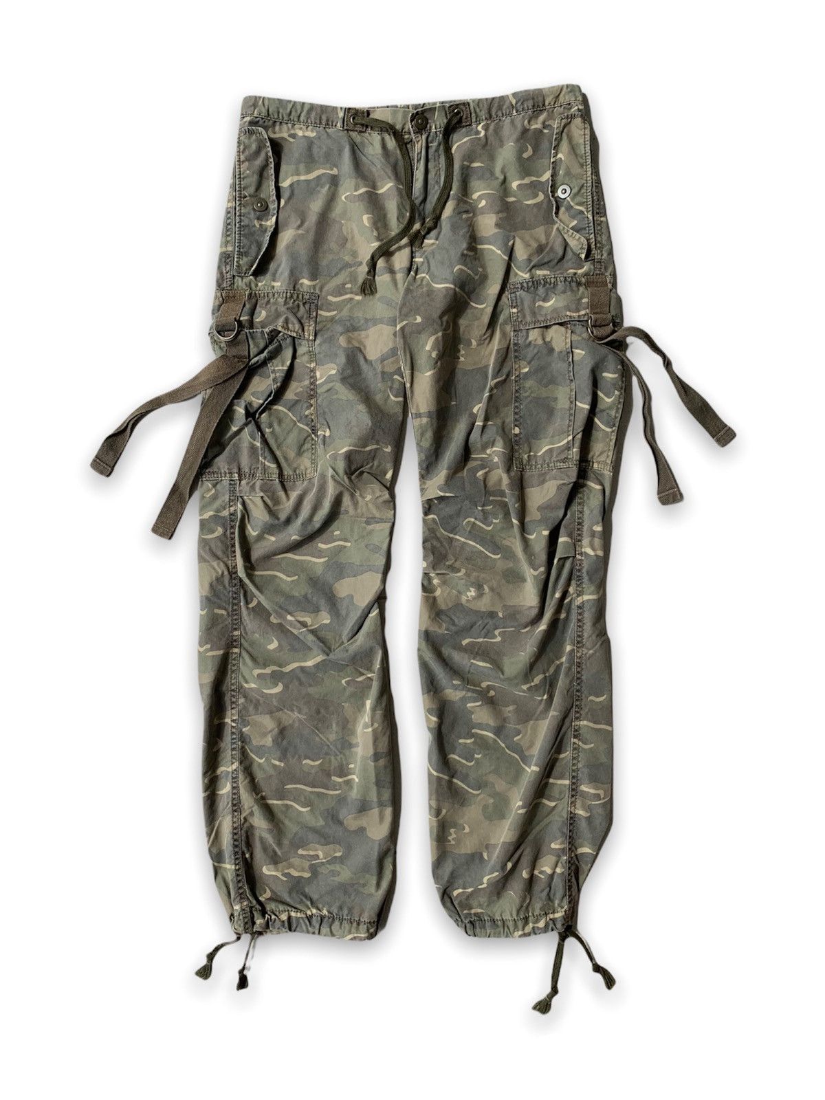 Seditionaries Uniqlo Camouflage Bondage Multi Pocket Parachute Cargo Pant Size US 30 / EU 46 - 1 Thumbnail
