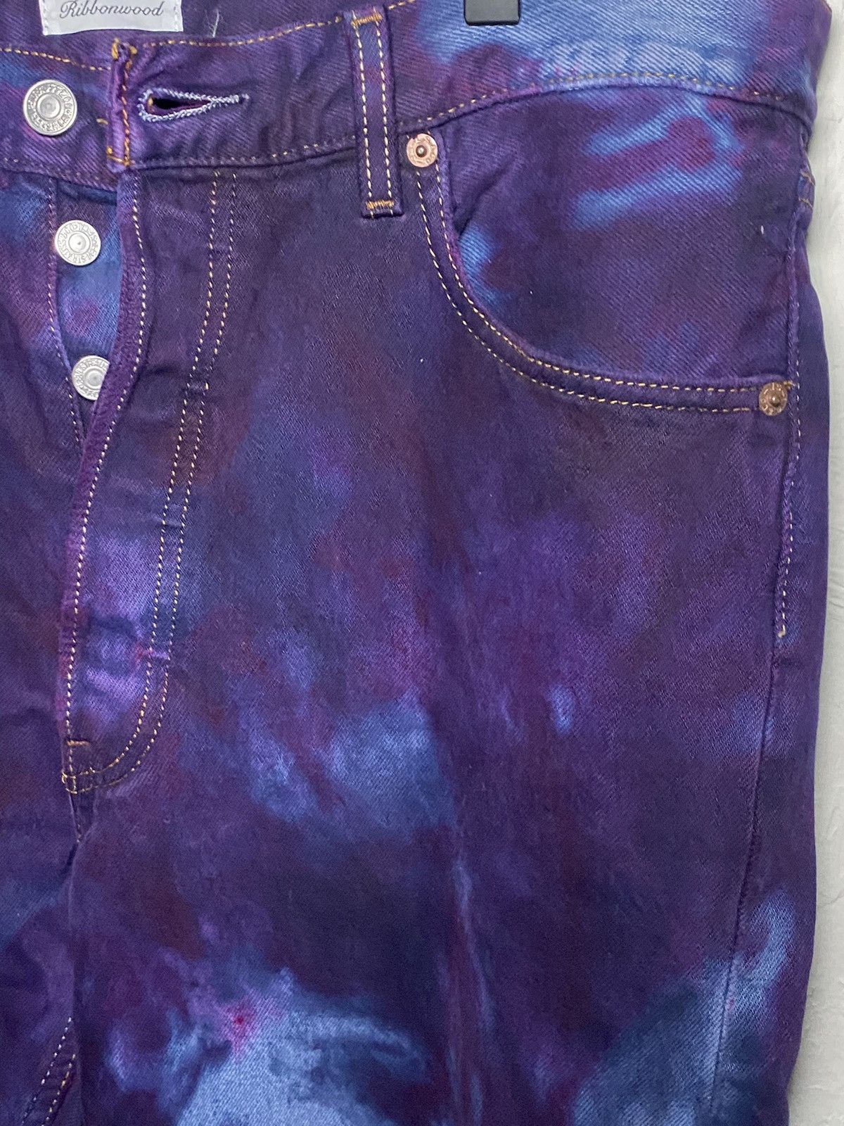 Levi's × Needles Needles Purple Levis Jeans Size US 34 / EU 50 - 2 Thumbnail