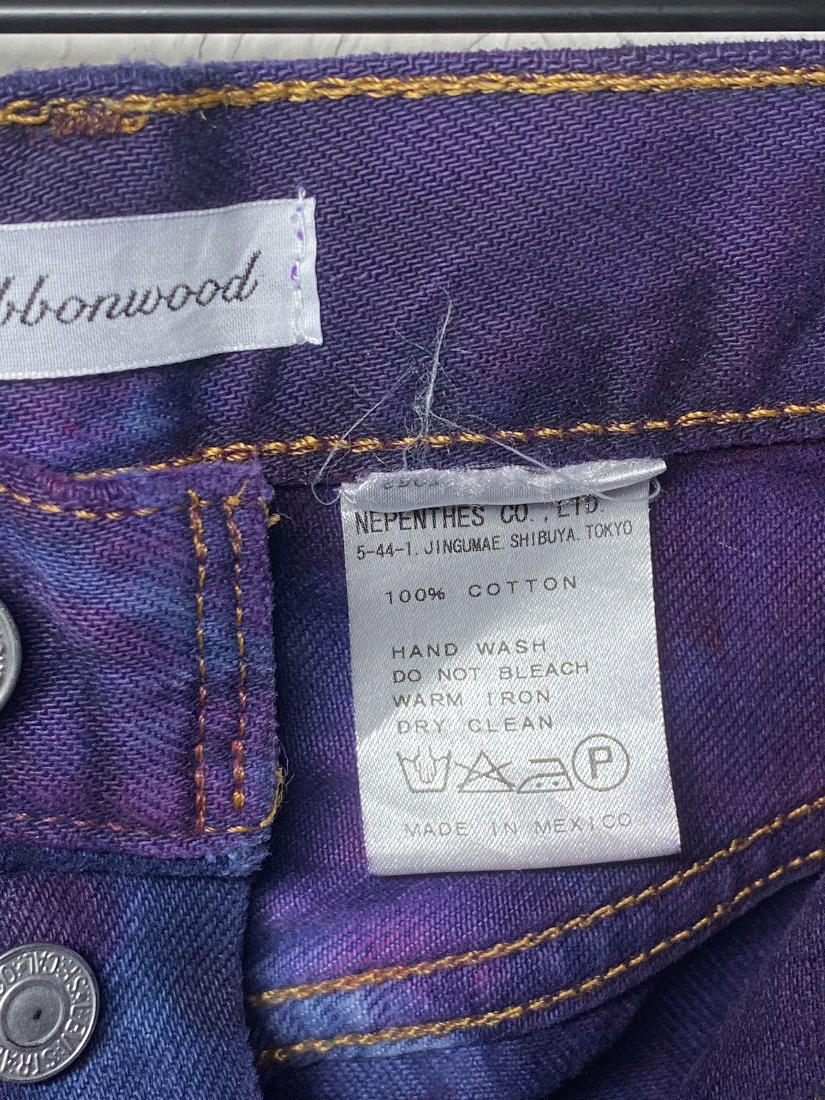 Levi's × Needles Needles Purple Levis Jeans Size US 34 / EU 50 - 4 Thumbnail
