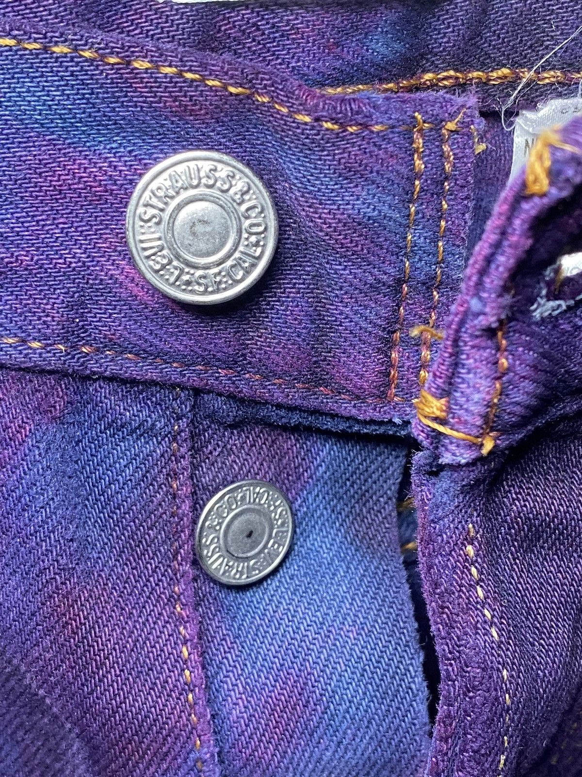 Levi's × Needles Needles Purple Levis Jeans Size US 34 / EU 50 - 3 Thumbnail