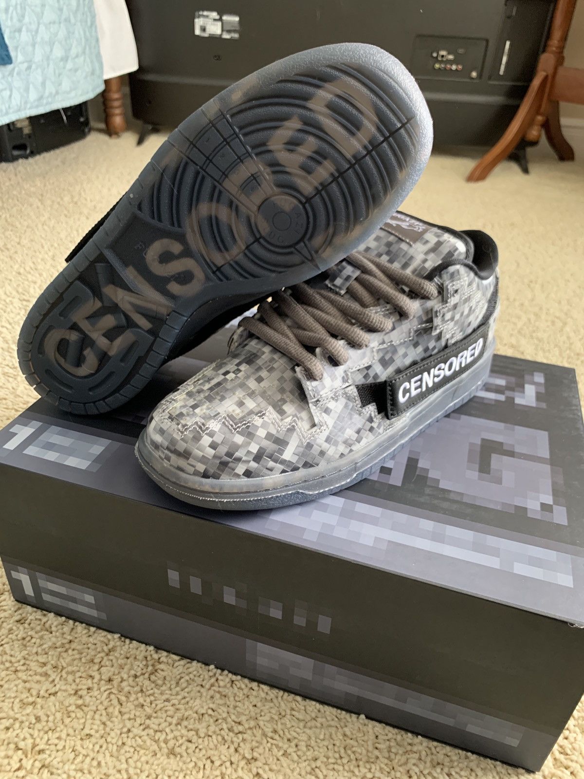 image of Fugazi Censored Slugs Shoes in Grey, Men's (Size 8)