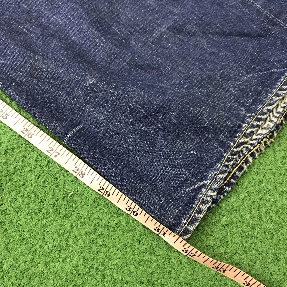 Vintage Vintage BISON Denim Super Flare Jeans Size US 30 / EU 46 - 25 Thumbnail