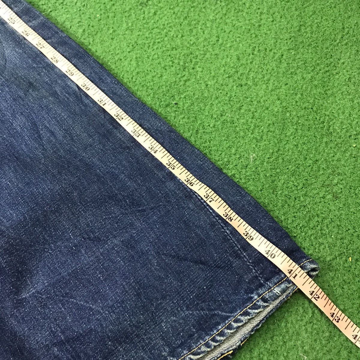 Vintage Vintage BISON Denim Super Flare Jeans Size US 30 / EU 46 - 24 Thumbnail