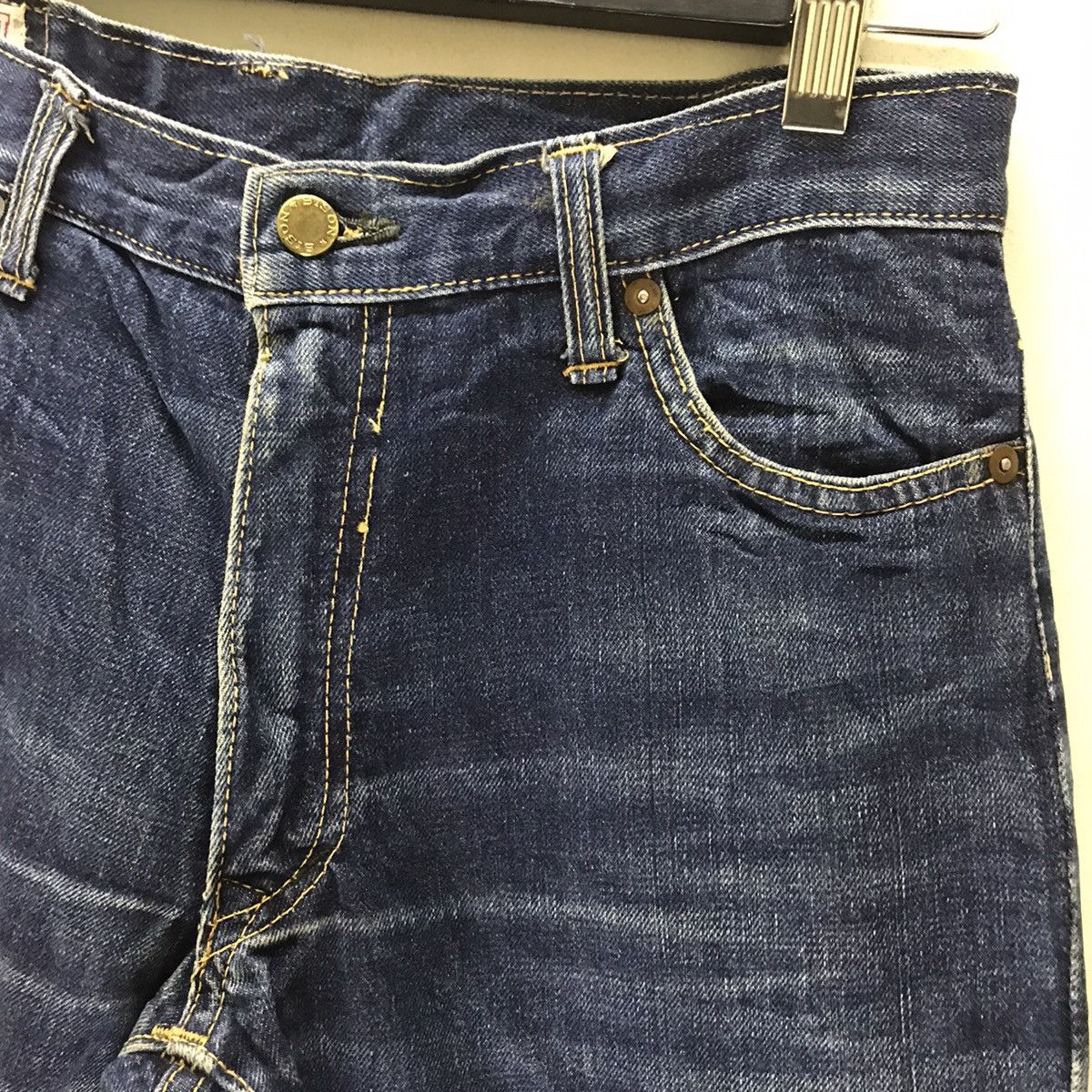 Vintage Vintage BISON Denim Super Flare Jeans Size US 30 / EU 46 - 5 Thumbnail