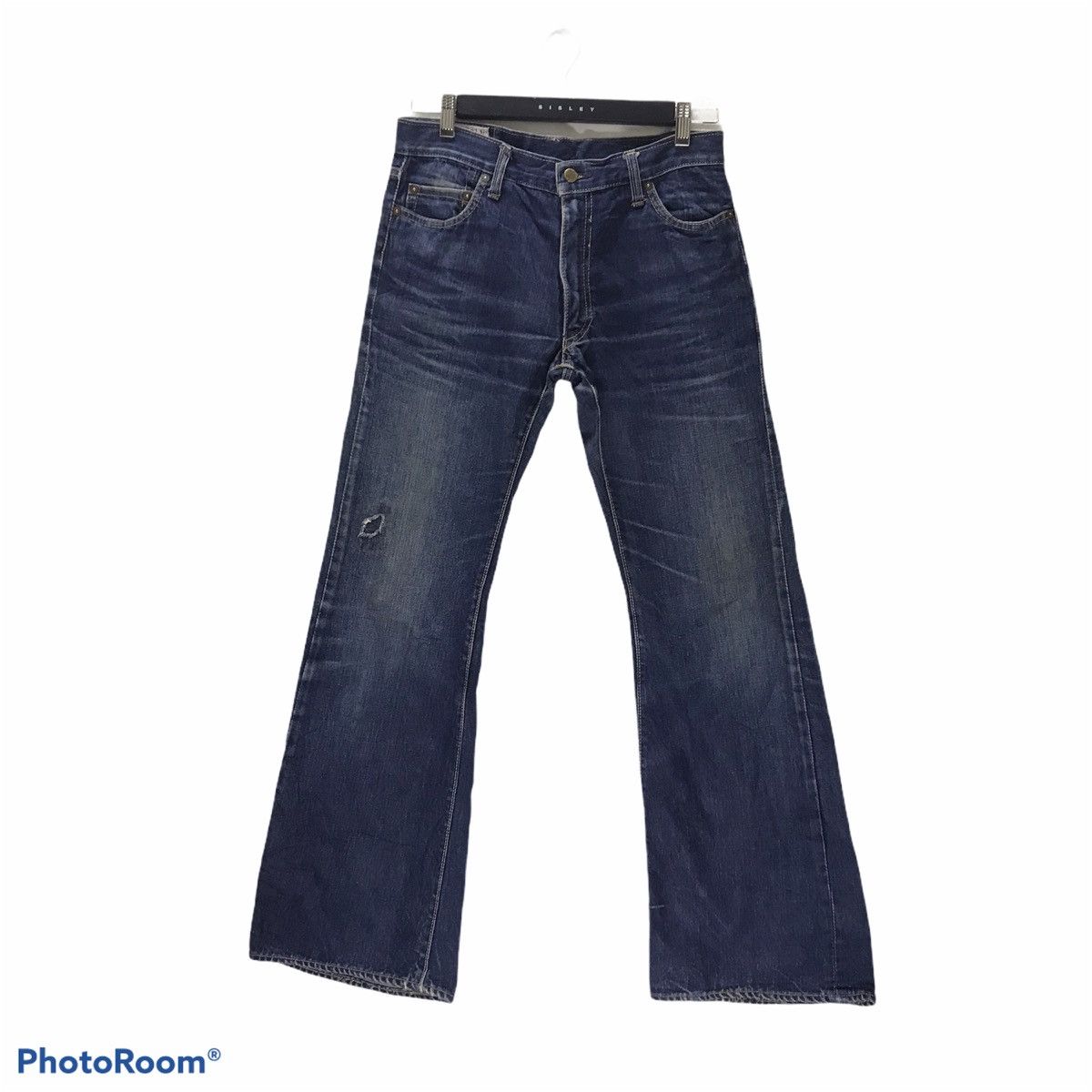 Vintage Vintage BISON Denim Super Flare Jeans Size US 30 / EU 46 - 1 Thumbnail