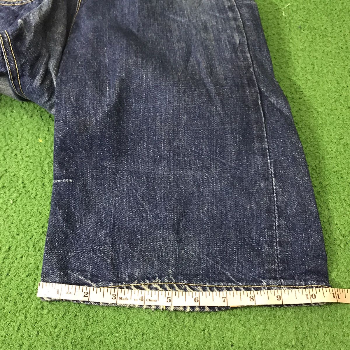 Vintage Vintage BISON Denim Super Flare Jeans Size US 30 / EU 46 - 23 Thumbnail
