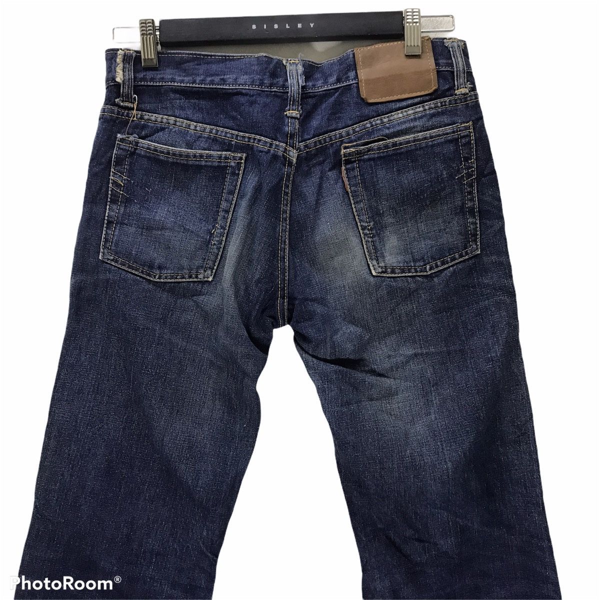 Vintage Vintage BISON Denim Super Flare Jeans Size US 30 / EU 46 - 10 Thumbnail