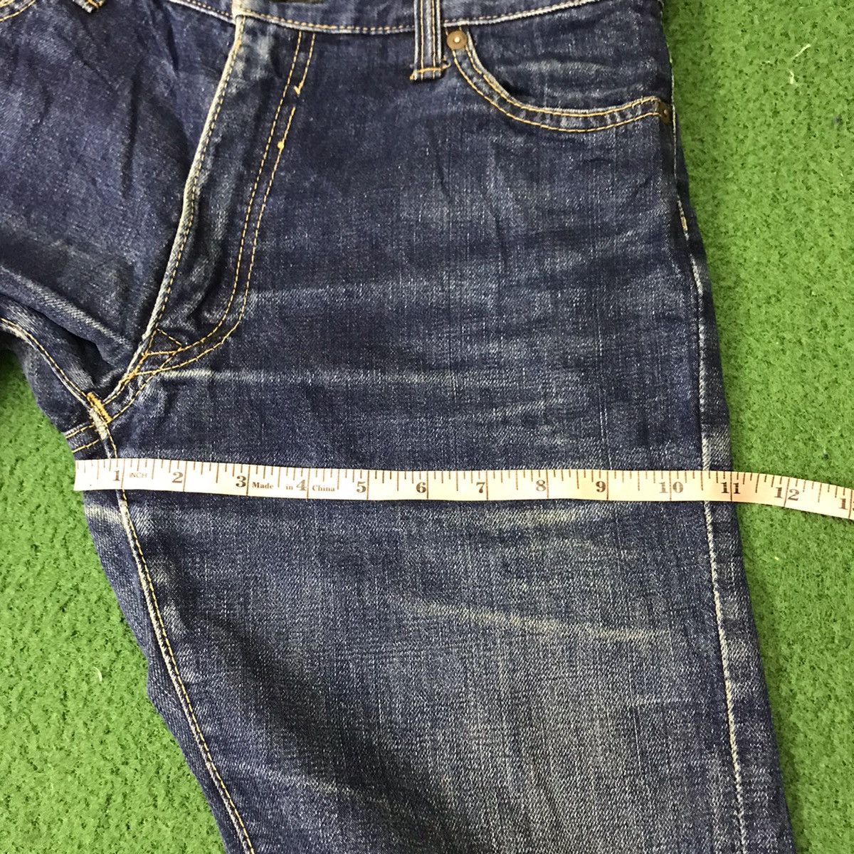 Vintage Vintage BISON Denim Super Flare Jeans Size US 30 / EU 46 - 22 Thumbnail