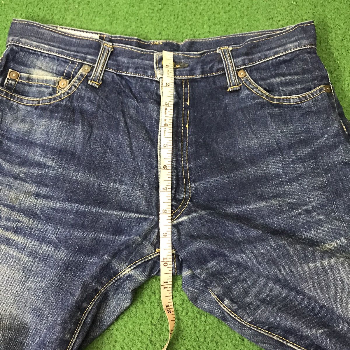Vintage Vintage BISON Denim Super Flare Jeans Size US 30 / EU 46 - 21 Thumbnail