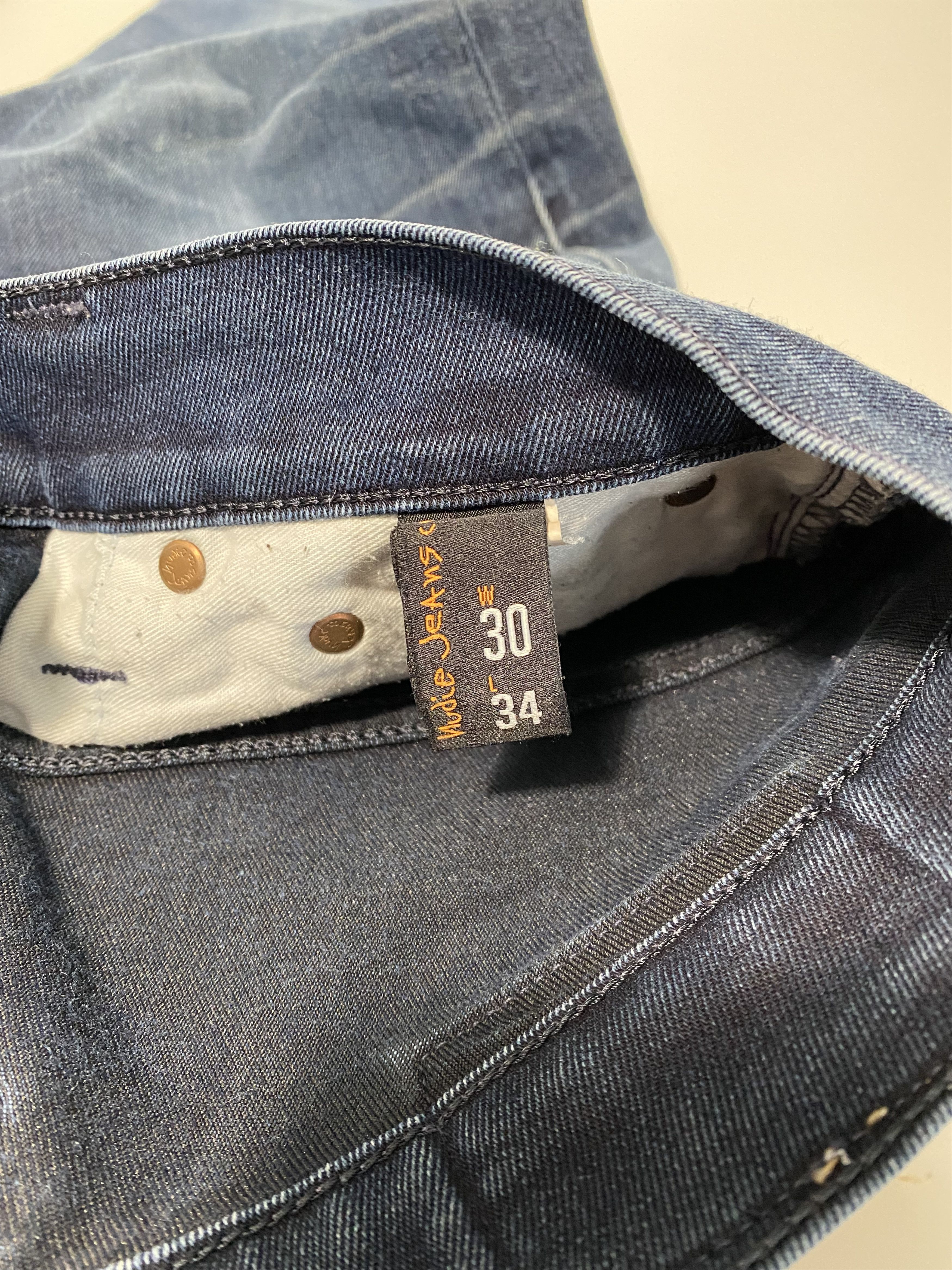 Nudie Jeans Nudie Jeans Thin Finn Dark shine jeans 28x28 Size US 28 / EU 44 - 4 Thumbnail